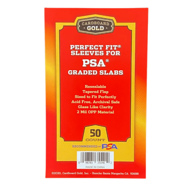 Cardboard Gold PSA Sleeves