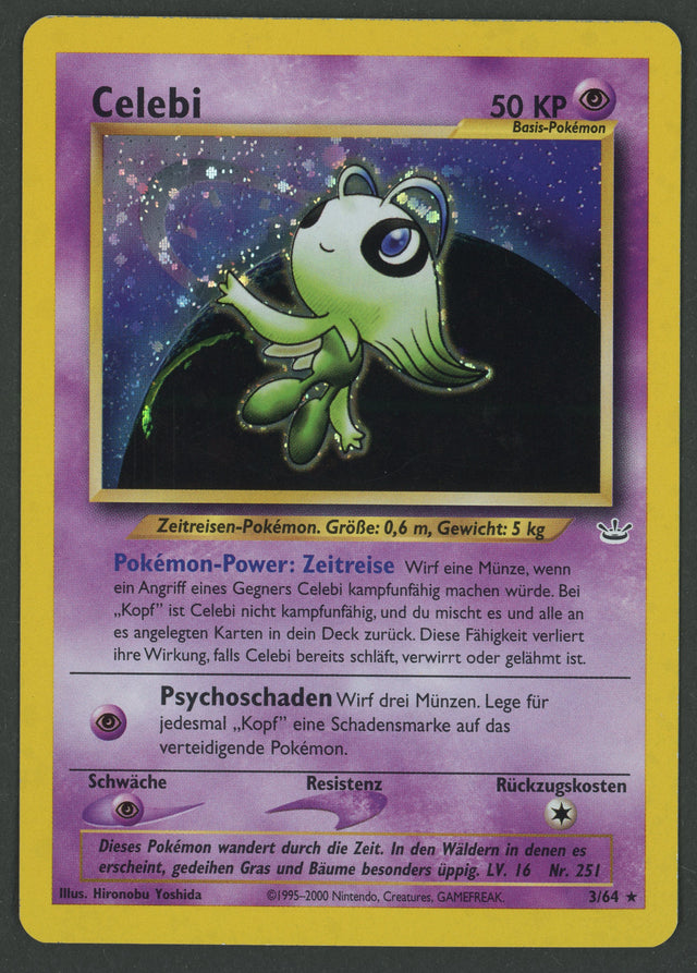 Celebi Holo 3/64 Neo Revelation DE A