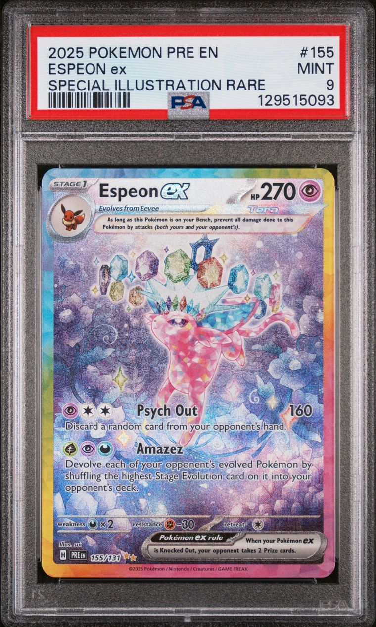Espeon ex SIR 155/131 Prismatic Evolutions EN PSA 9