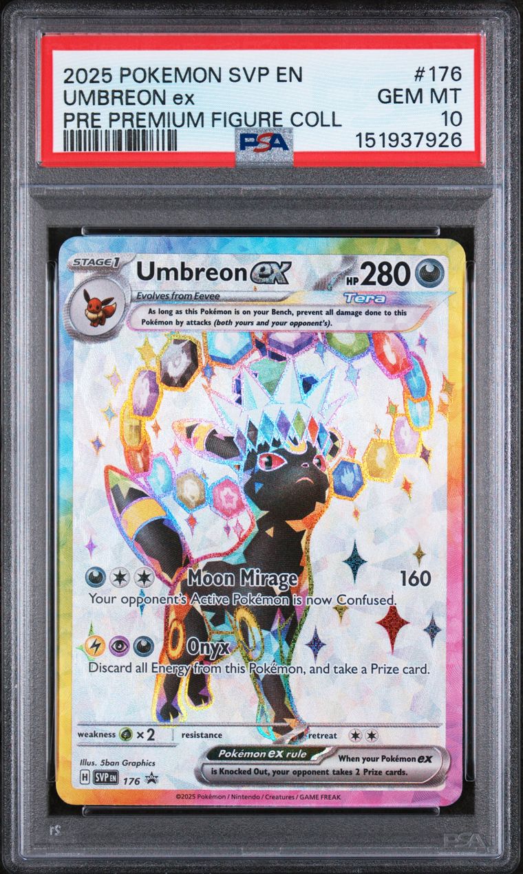 Espeon ex und Umbreon ex Premium Figure Collection sequential PSA 10 Set