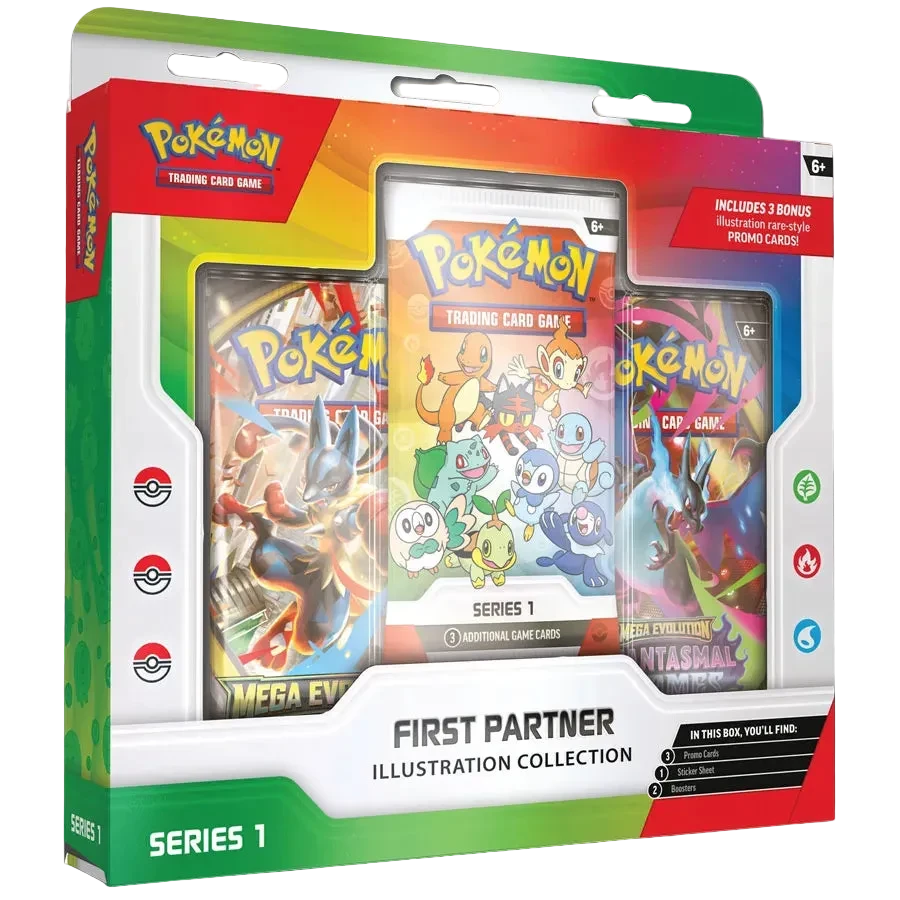 Pokémon First Partner Illustration Collection Serie 1