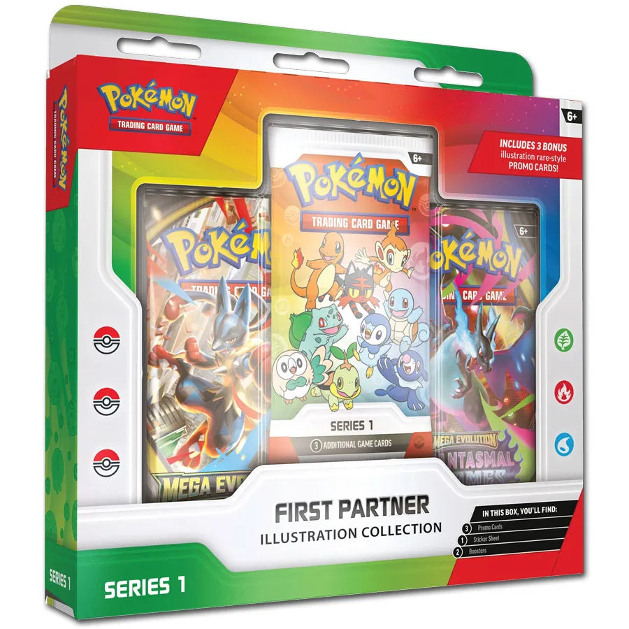 Pokémon First Partner Illustration Collection Serie 1