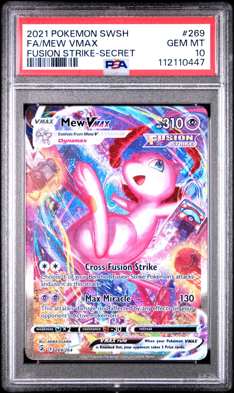 Mew 269/264 Fusion Strike PSA 10