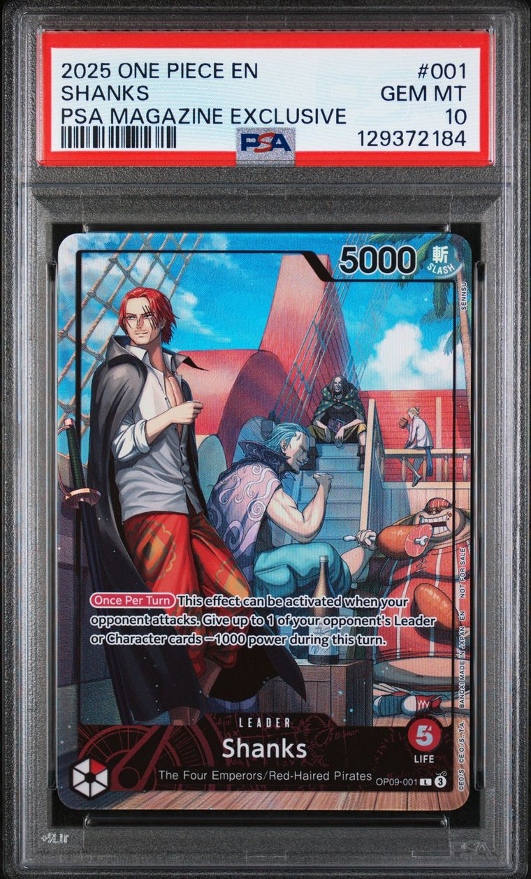 Boa Hancock & Shanks Sequential Set One Piece Magazine Exclusive PSA 10