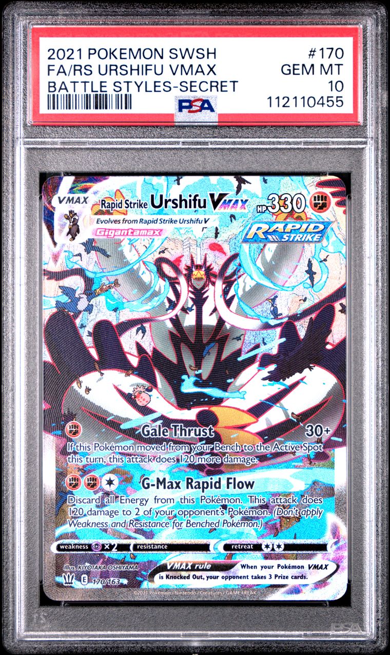Rapid Strike Urshifu VMAX 170/163 Battle Styles PSA 10