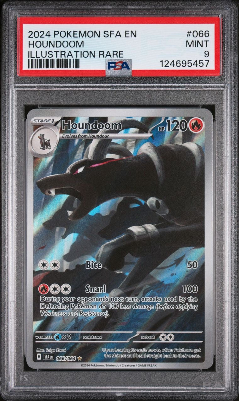 Houndoom IR 066/064 Shrouded Fable EN PSA 9