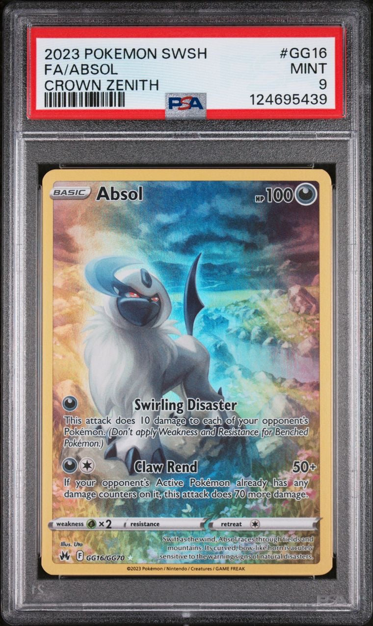 Absol IR GG16/GG70 Crown Zenith EN PSA 9