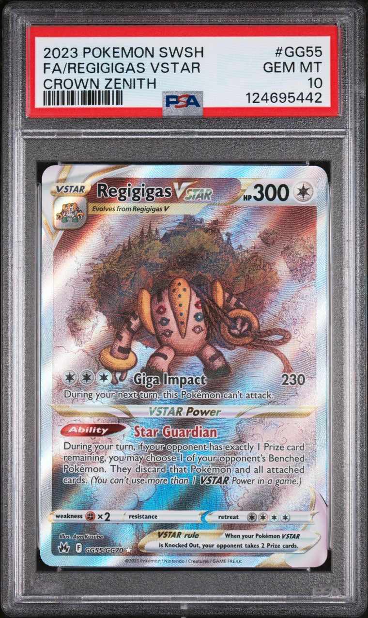 Regigigas Vstar SIR GG55/GG70 Crown Zenith EN PSA 10