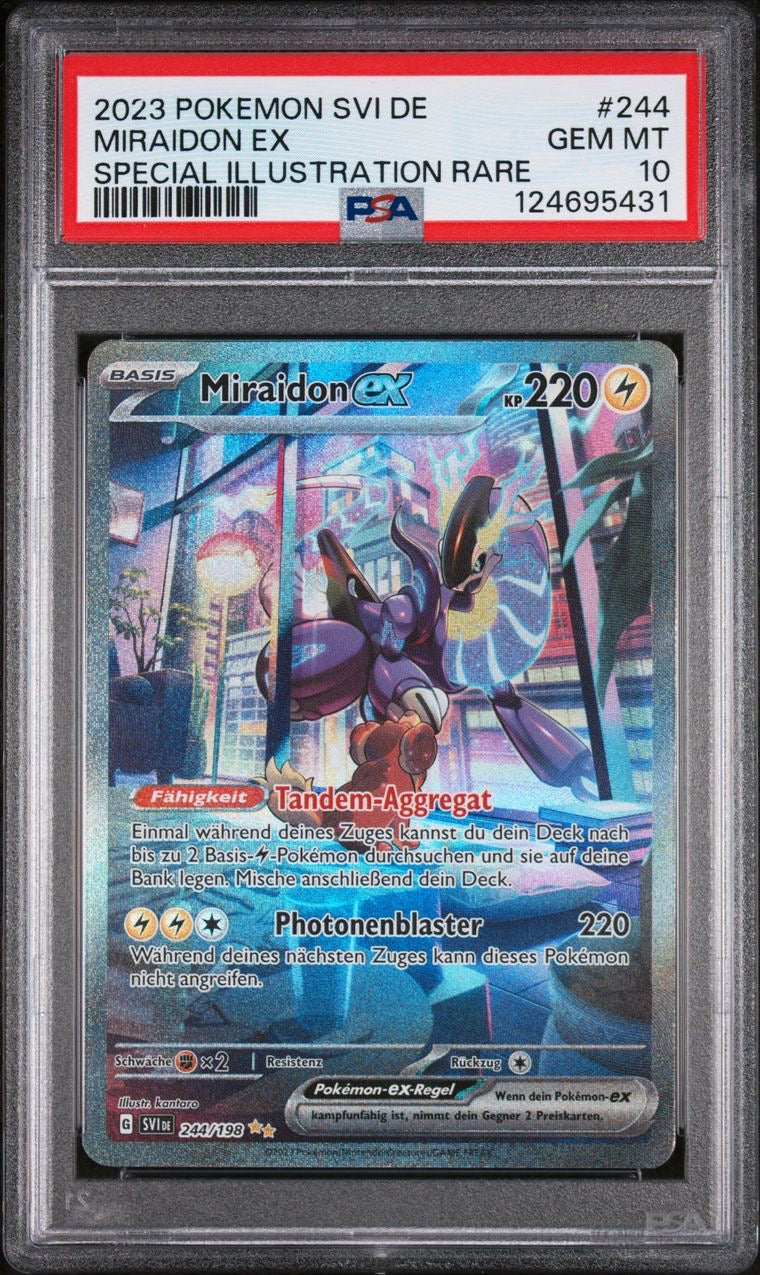Miraidon ex SIR 244/198 Scarlet Violet DE PSA 10