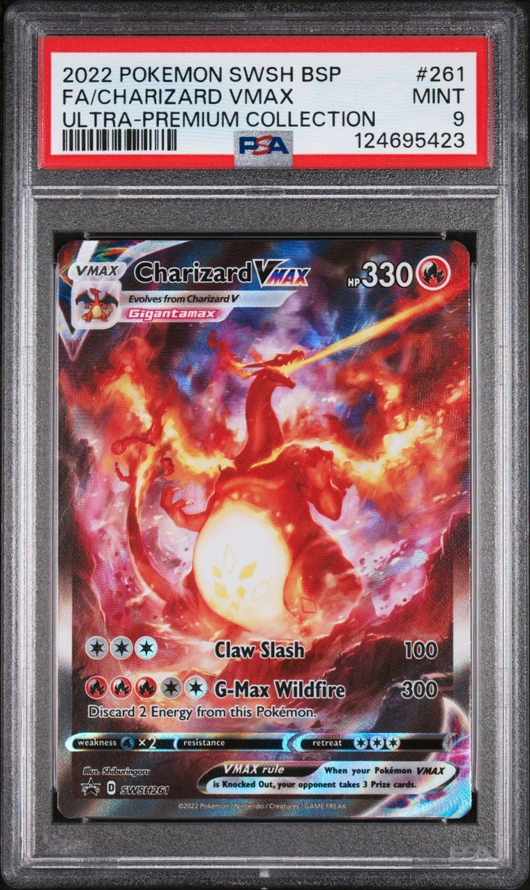 Charizard Vmax SWSH261 UPC Promo EN PSA 9