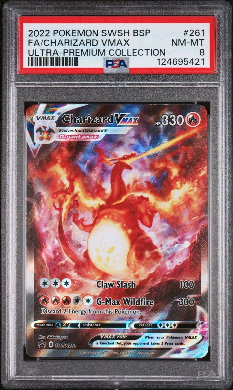 Charizard Vmax SWSH261 UPC Promo EN PSA 8
