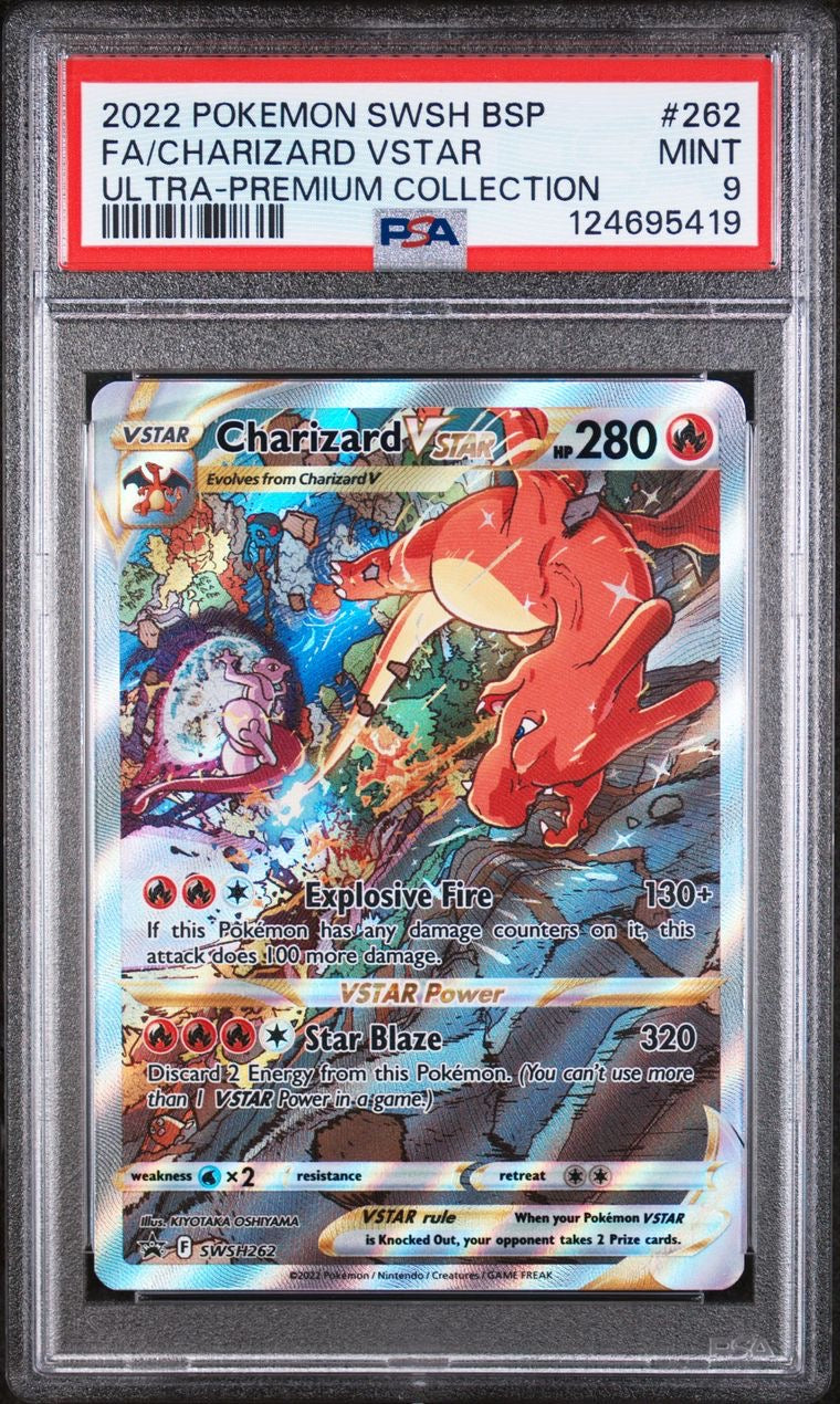 Charizard Vstar SWSH262 UPC Promo EN PSA 9