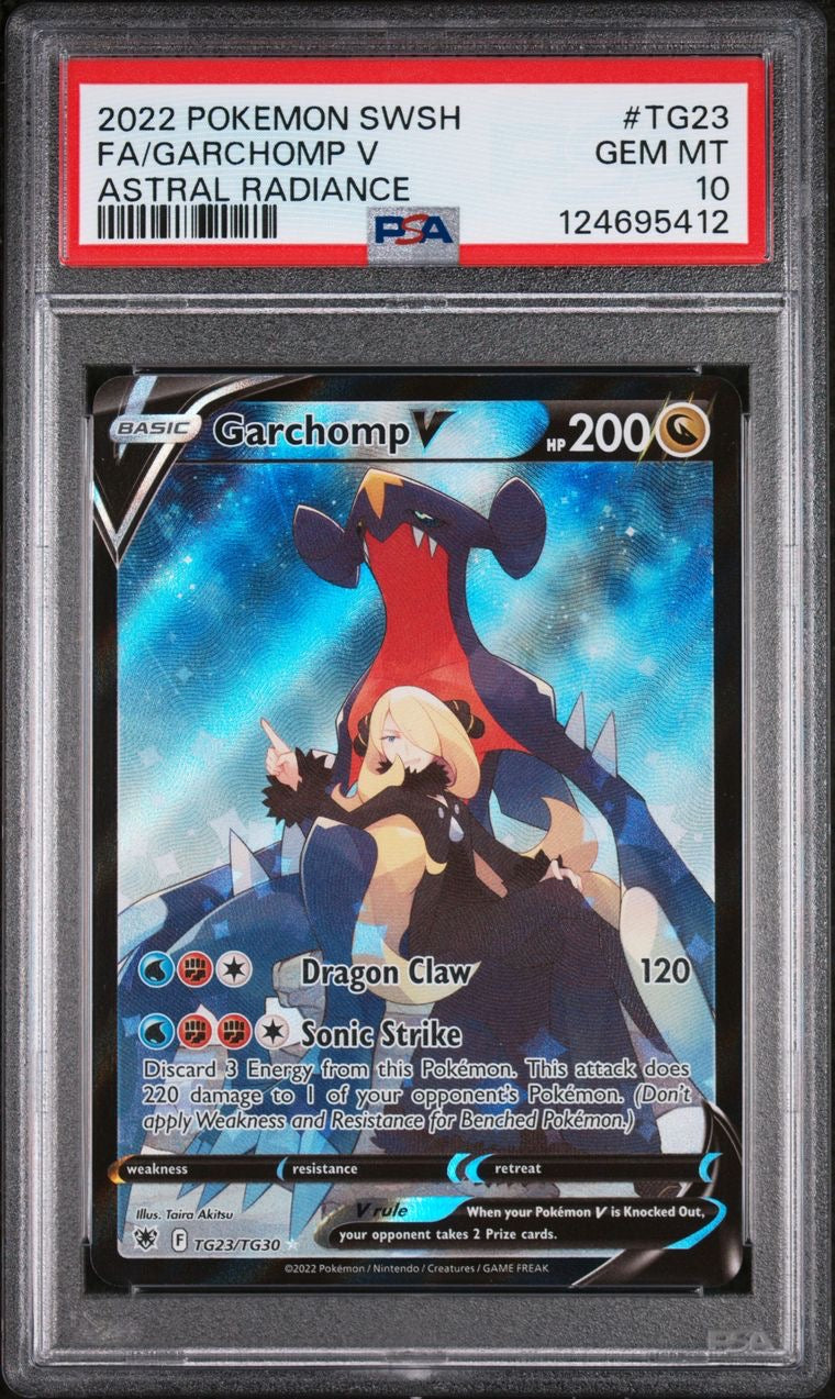 Garchomp V SIR TG23/TG30 Astral Radiance EN PSA 10