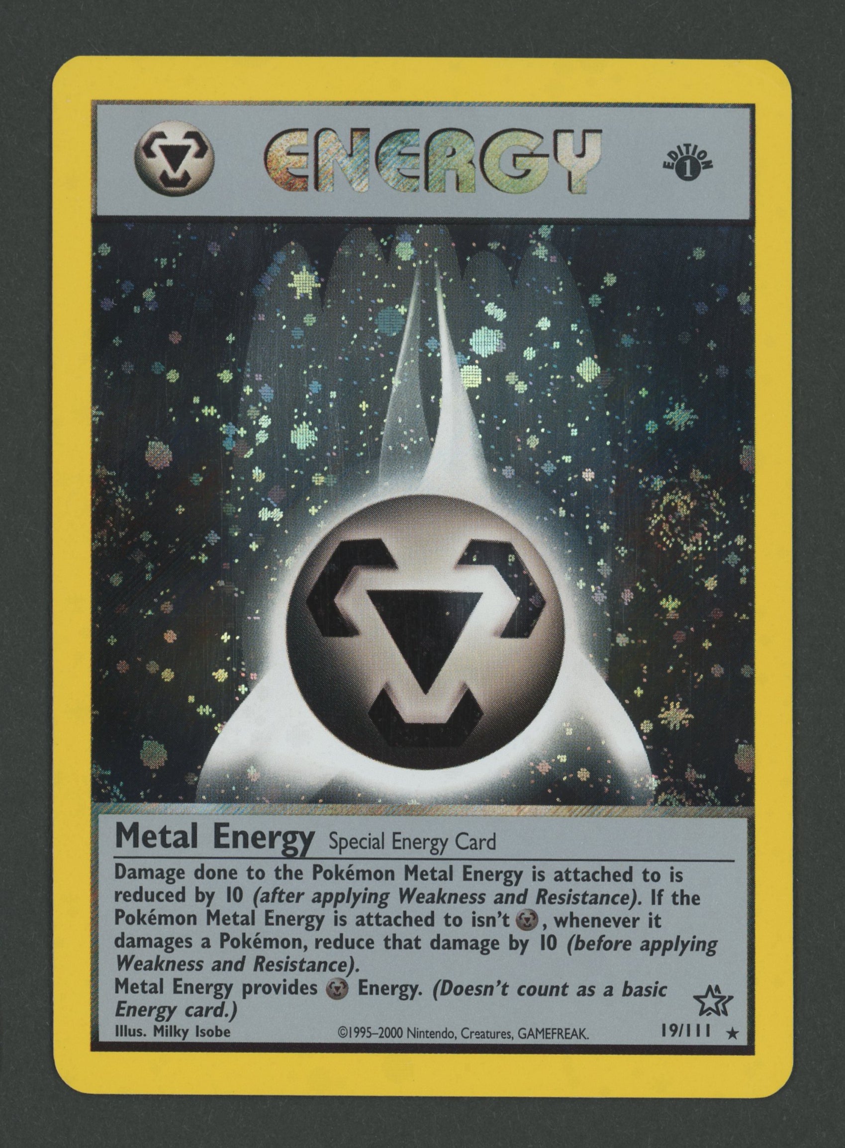 Metal Energy Holo 19/111 Neo Genesis 1. Edition EN A