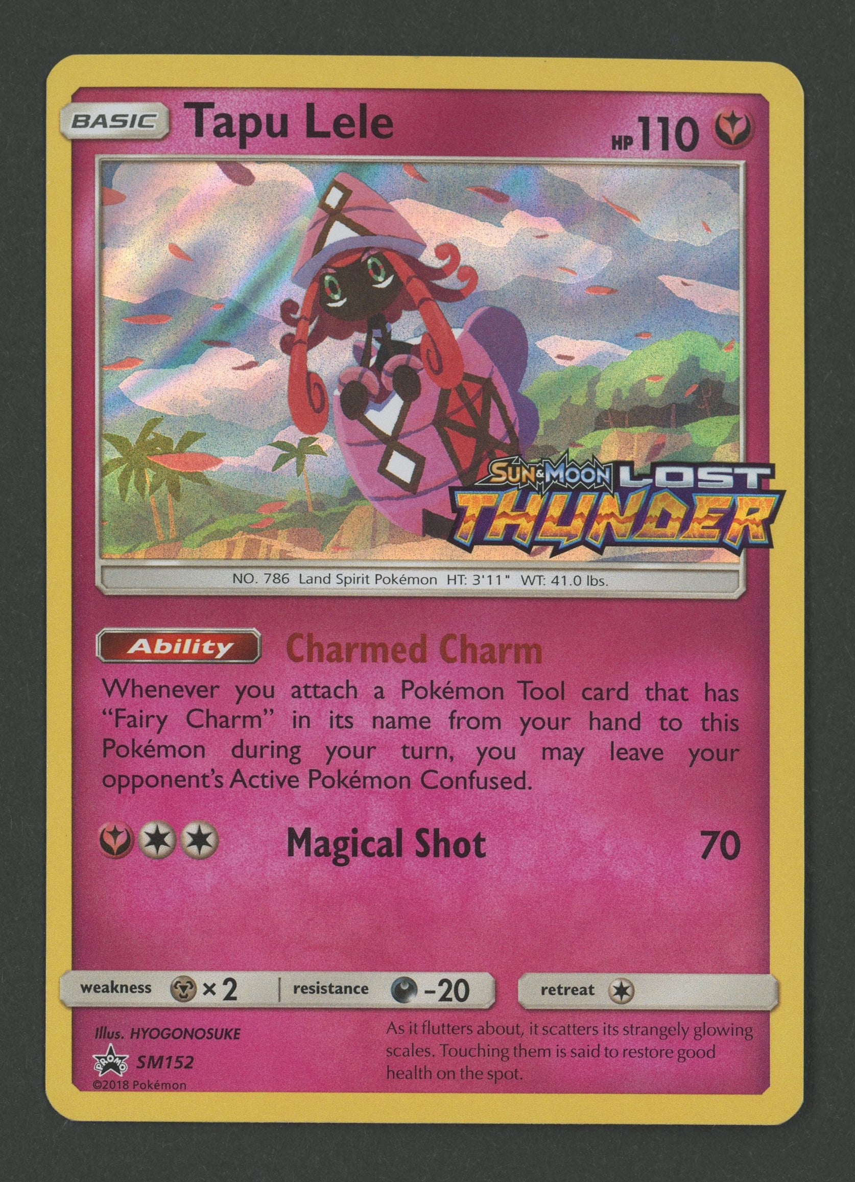 Tapu Lele SM152 Prerelease Lost Thunder EN S