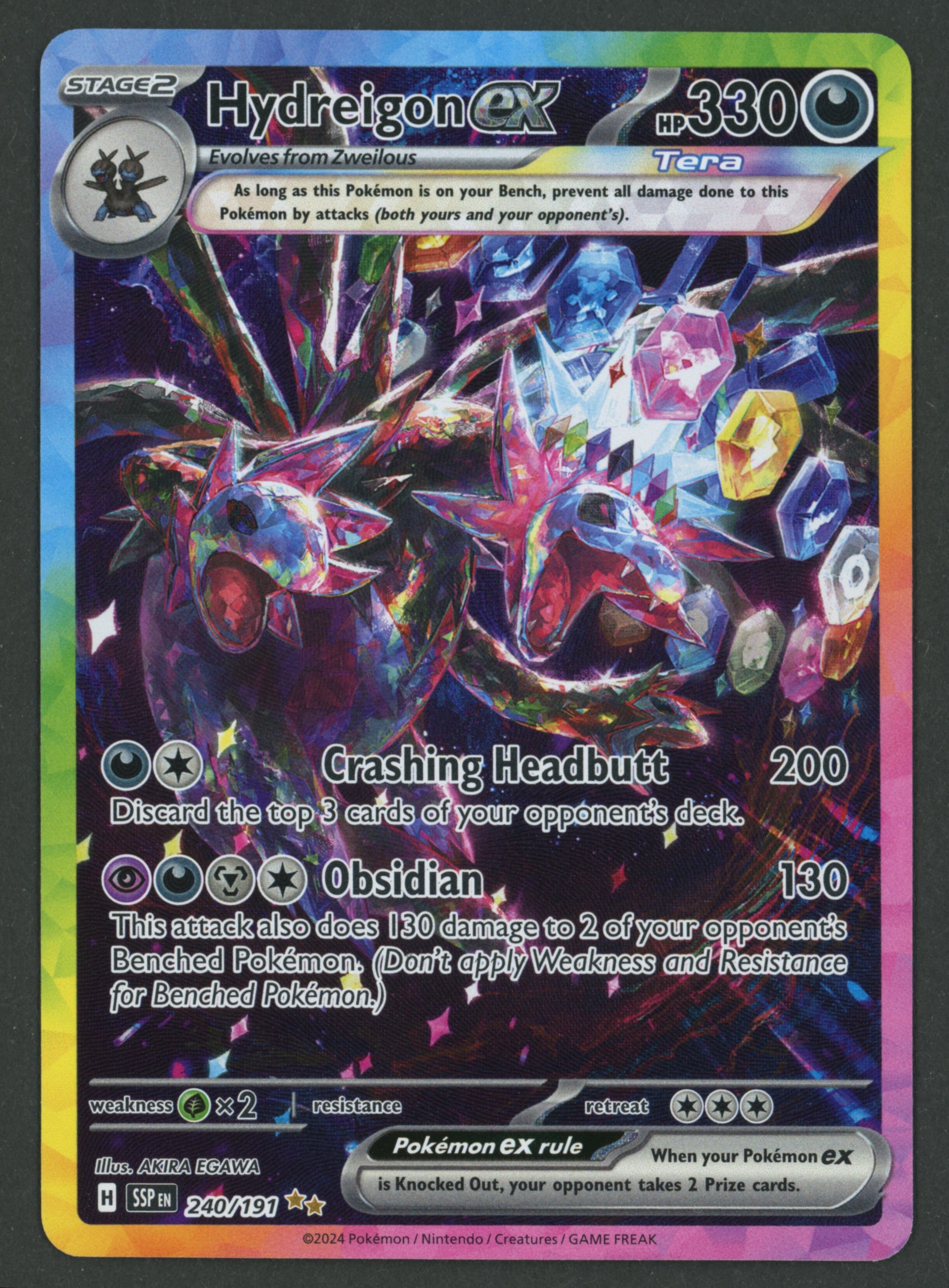 Hydreigon ex SIR 240/191 Surging Sparks EN S