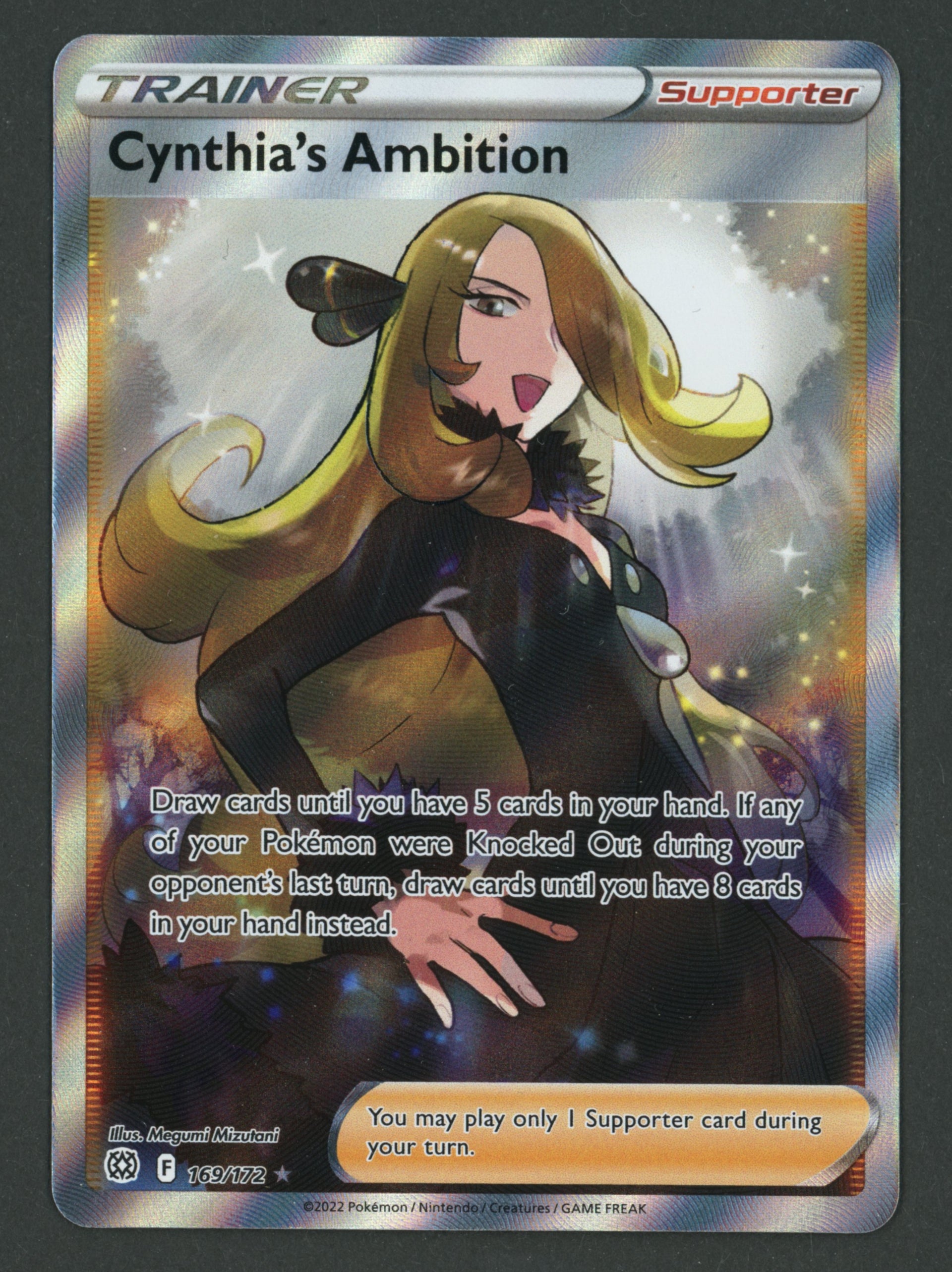 Cynthia's Ambition Full Art 169/172 Brillant Stars EN S