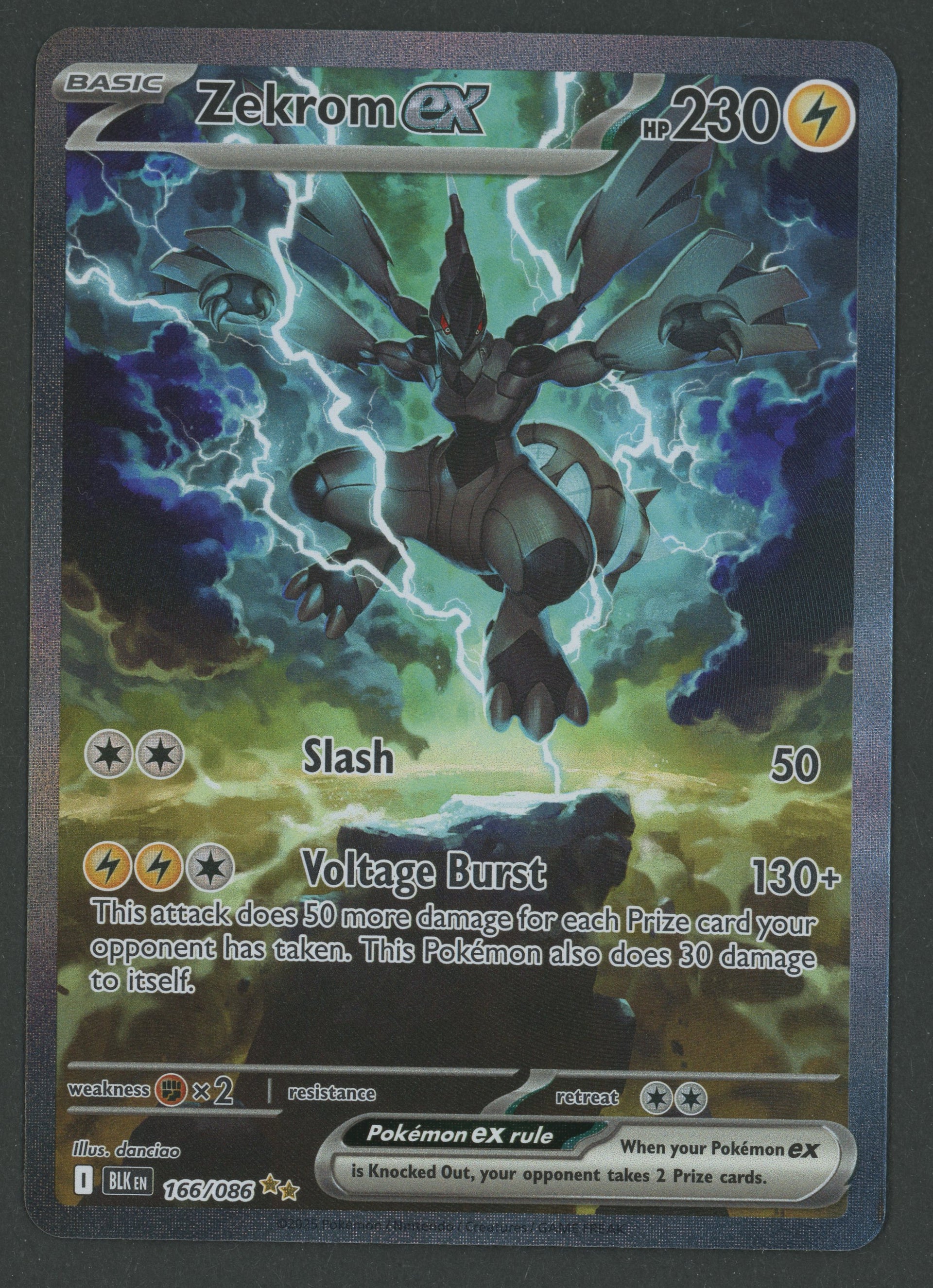 Zekrom ex SIR 166/086 Black Bolt EN S