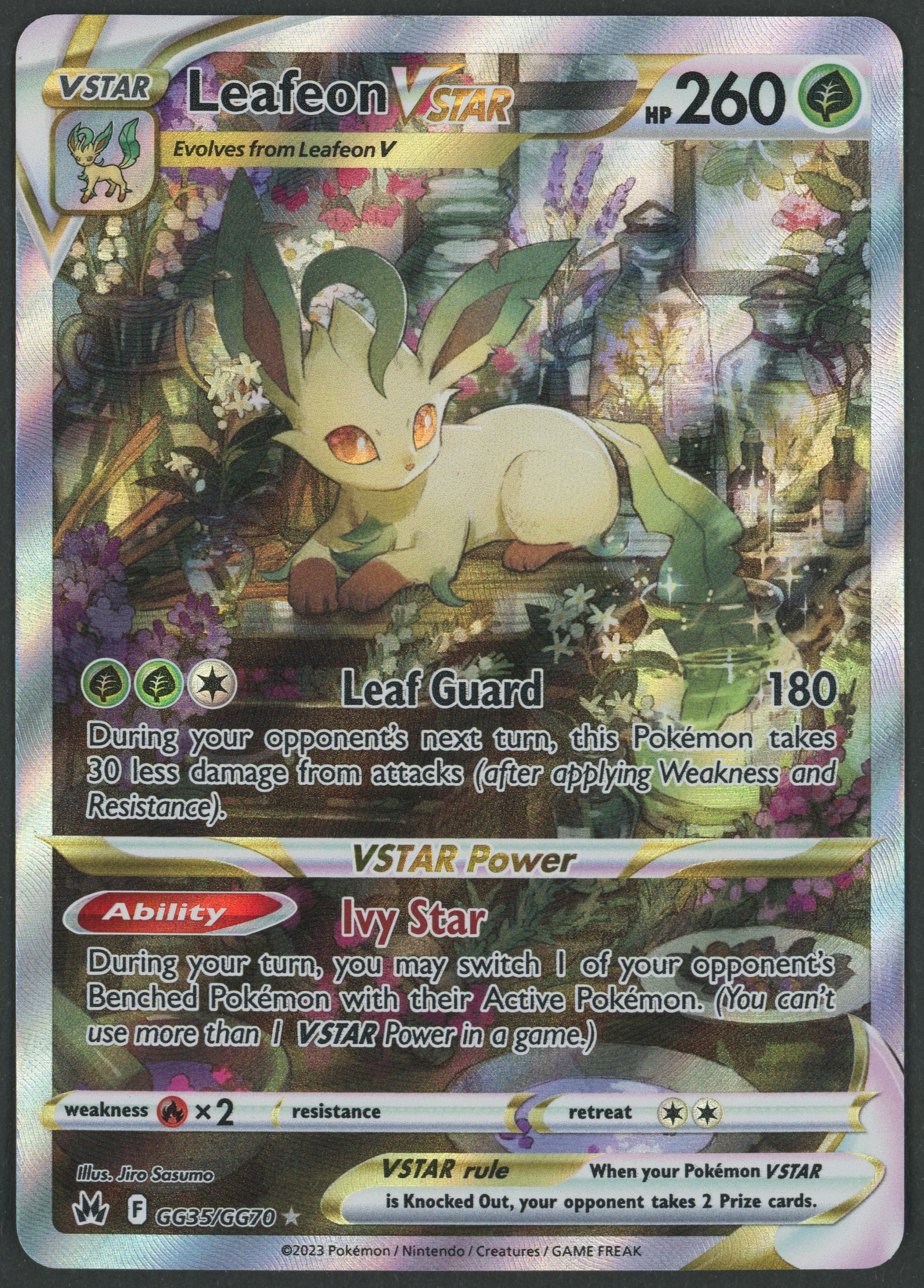 Leafeon Vstar GG35/GG70 Crown Zenith EN S