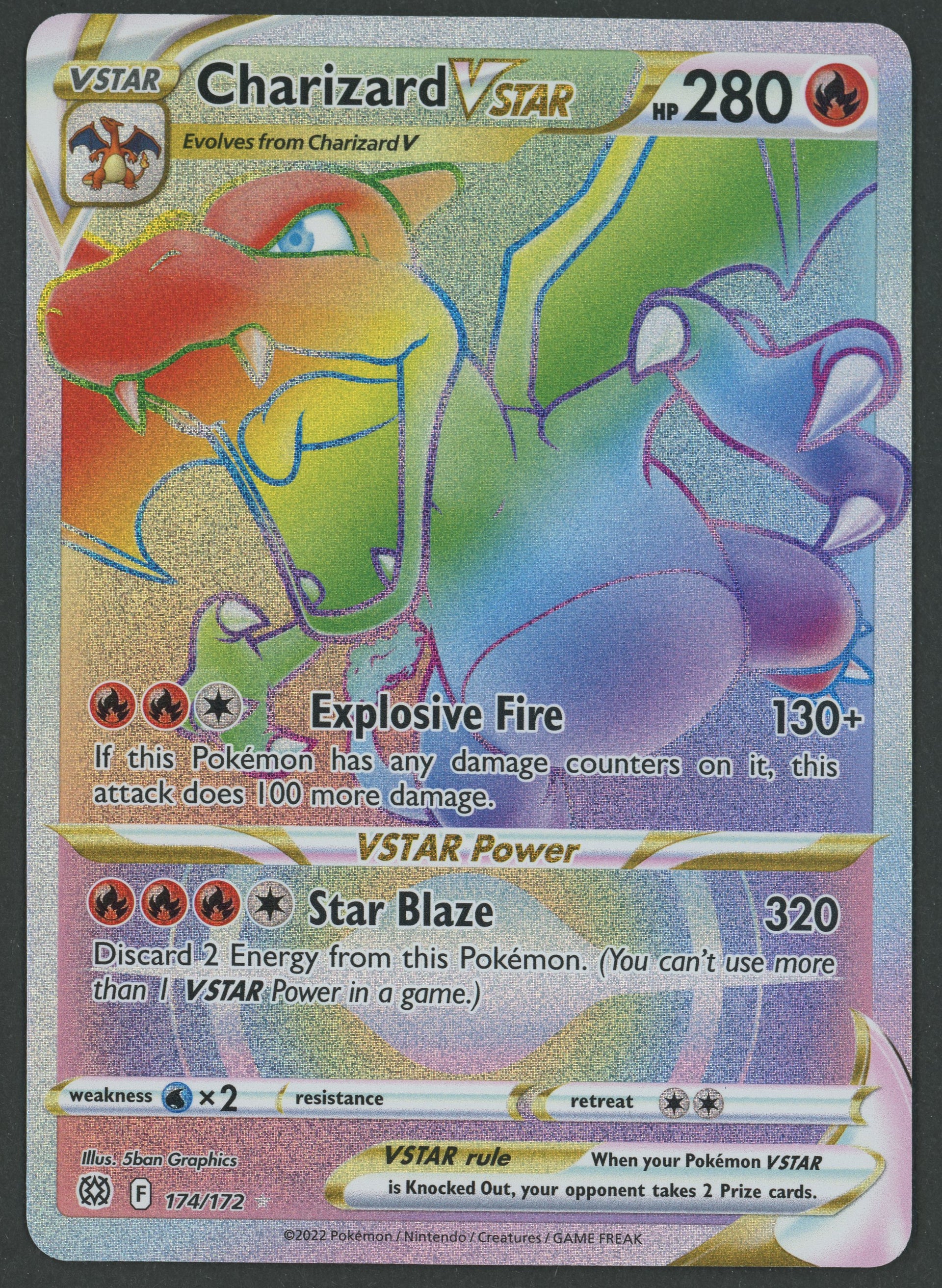 Charizard Vstar HR 174/172 Brillant Stars EN S