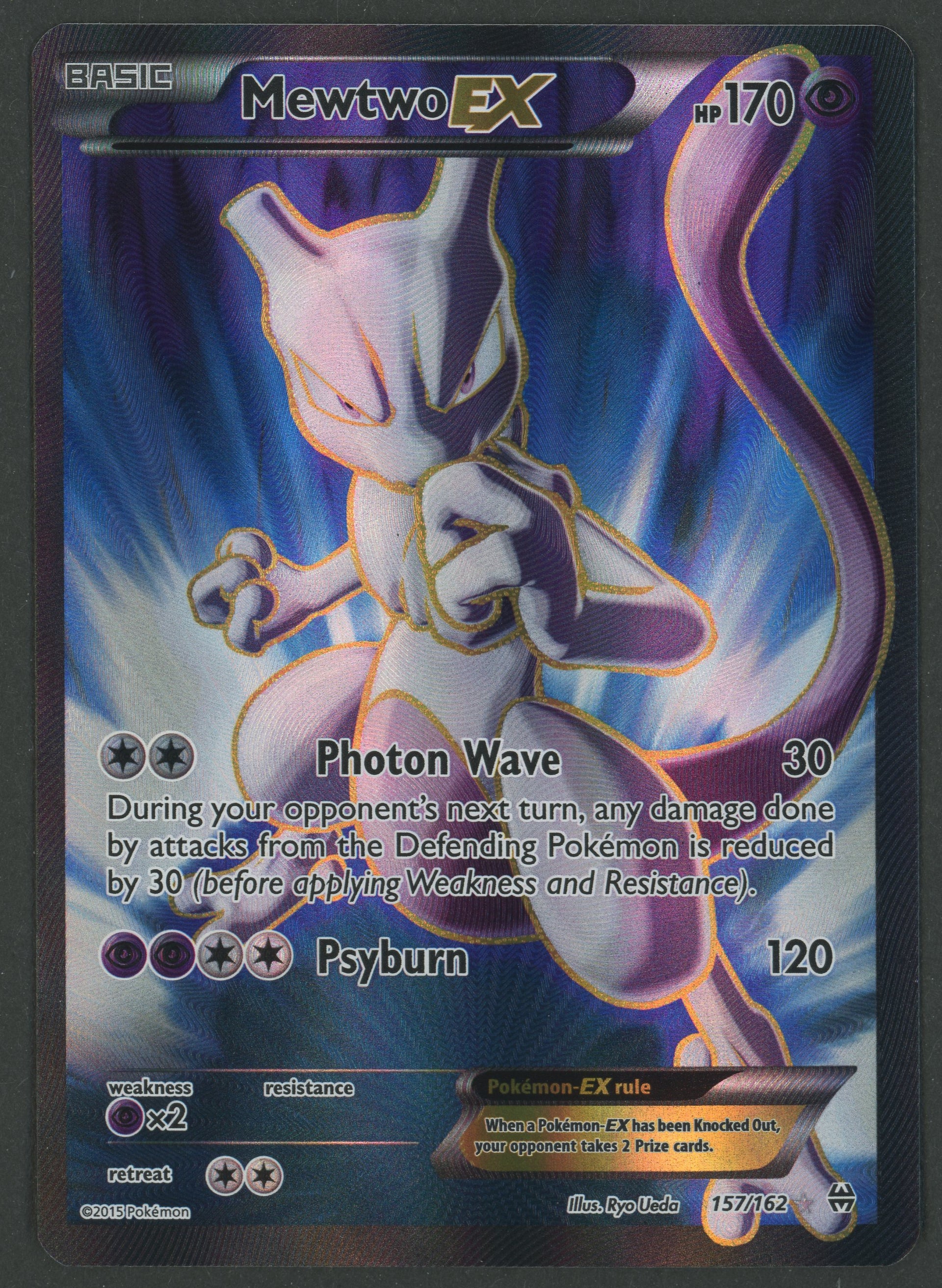 Mewtwo EX Full Art 157/162 Breakthrough EN S