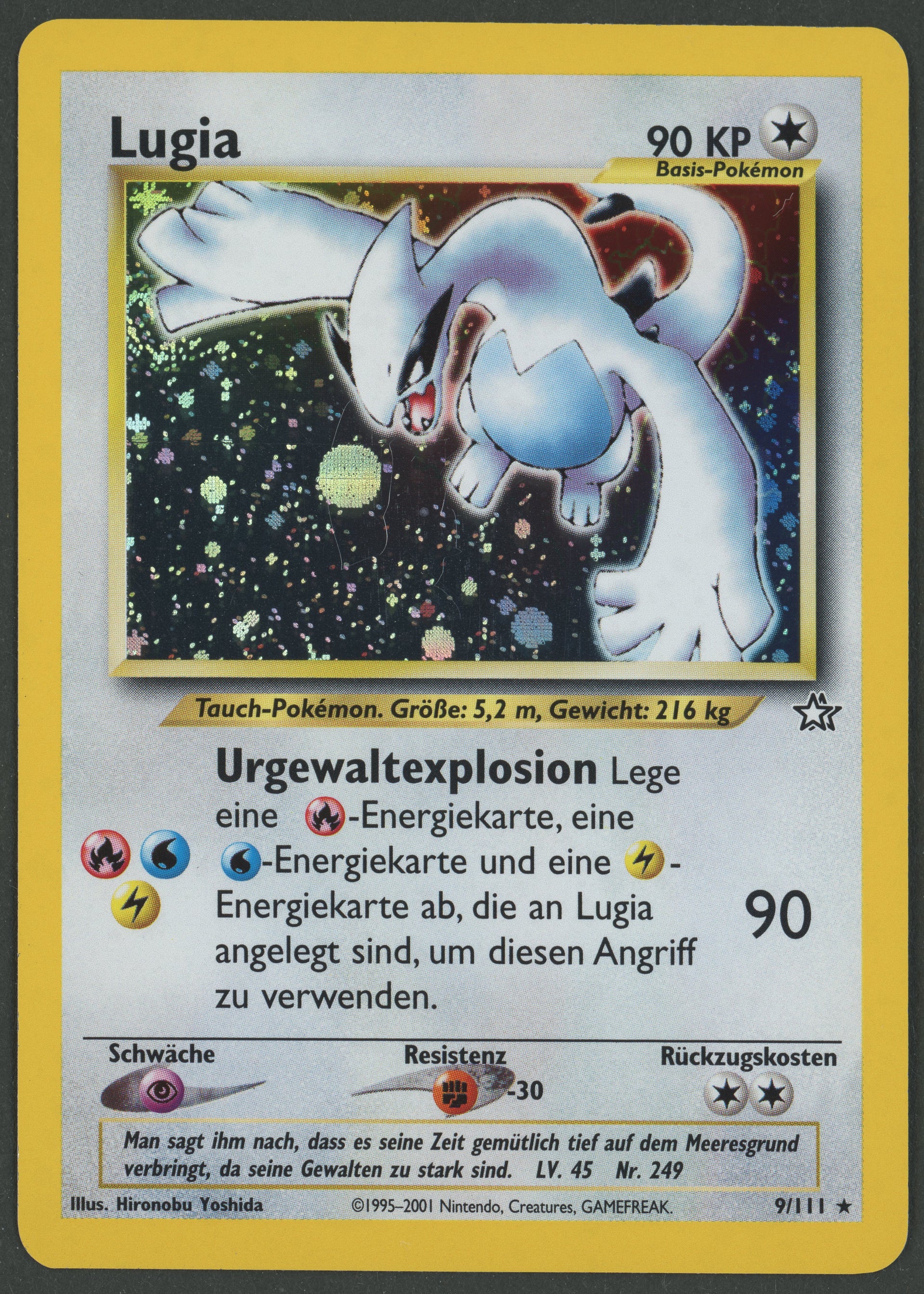 Lugia Holo 9/111 Neo Genesis DE B