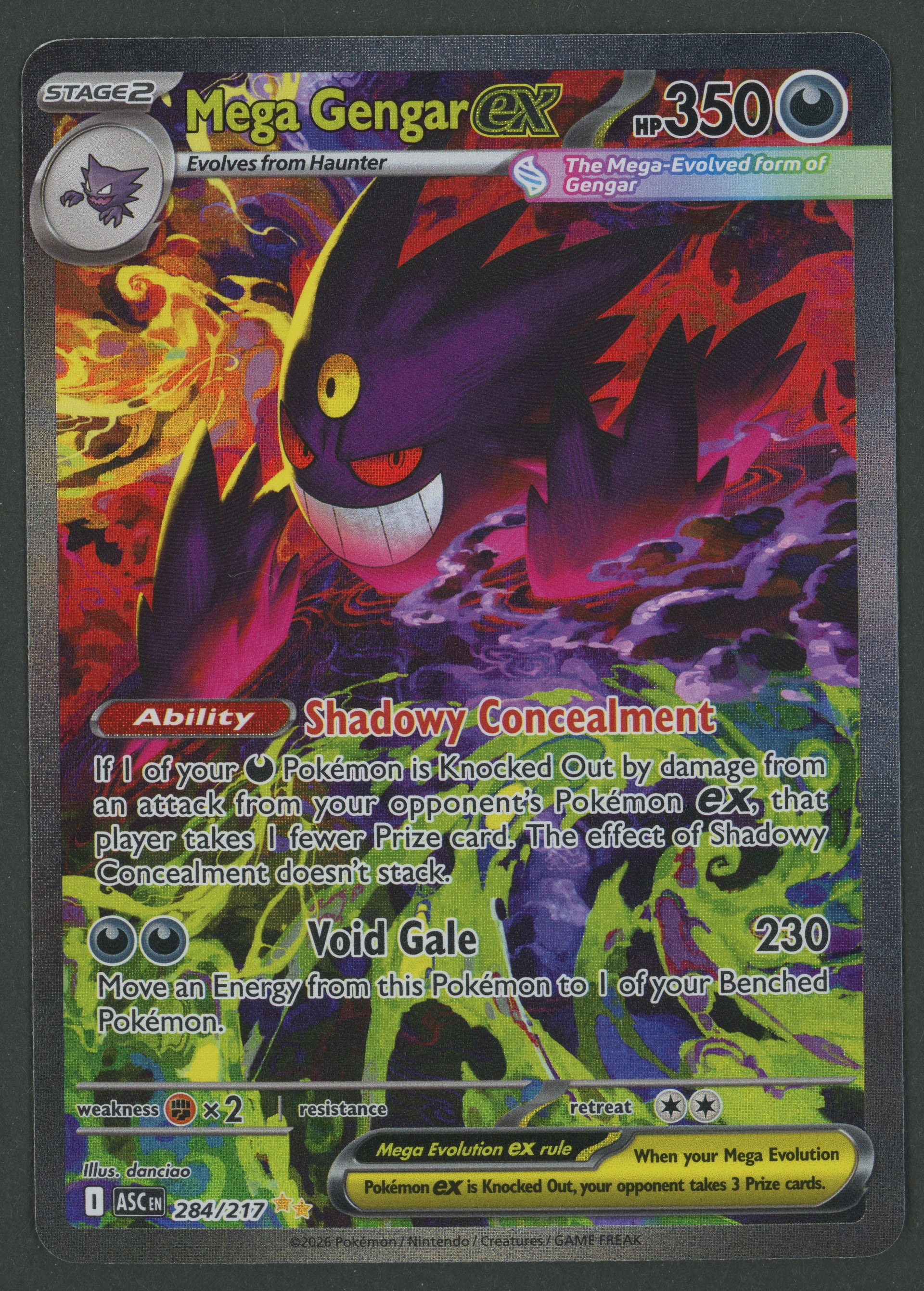 Mega Gengar ex SIR 284/217 Ascended Heroes EN S