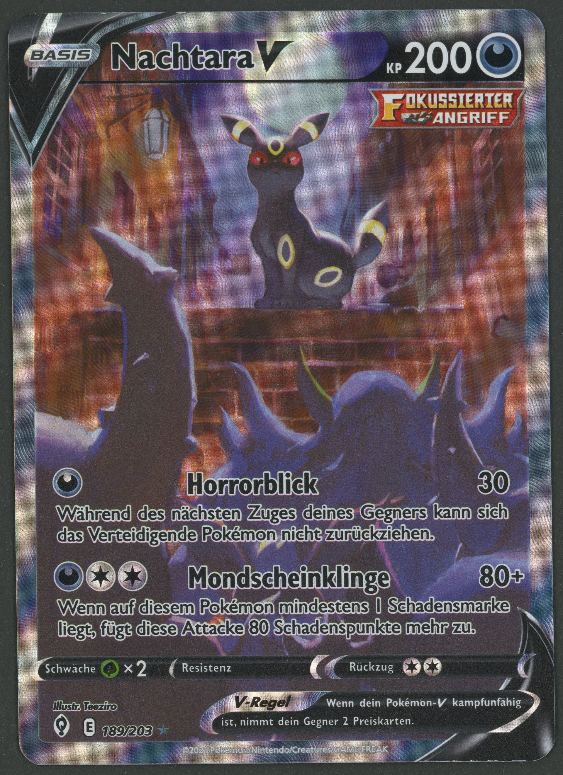 Nachtara V Alt Art 189/203 Evolving Skies DE S-