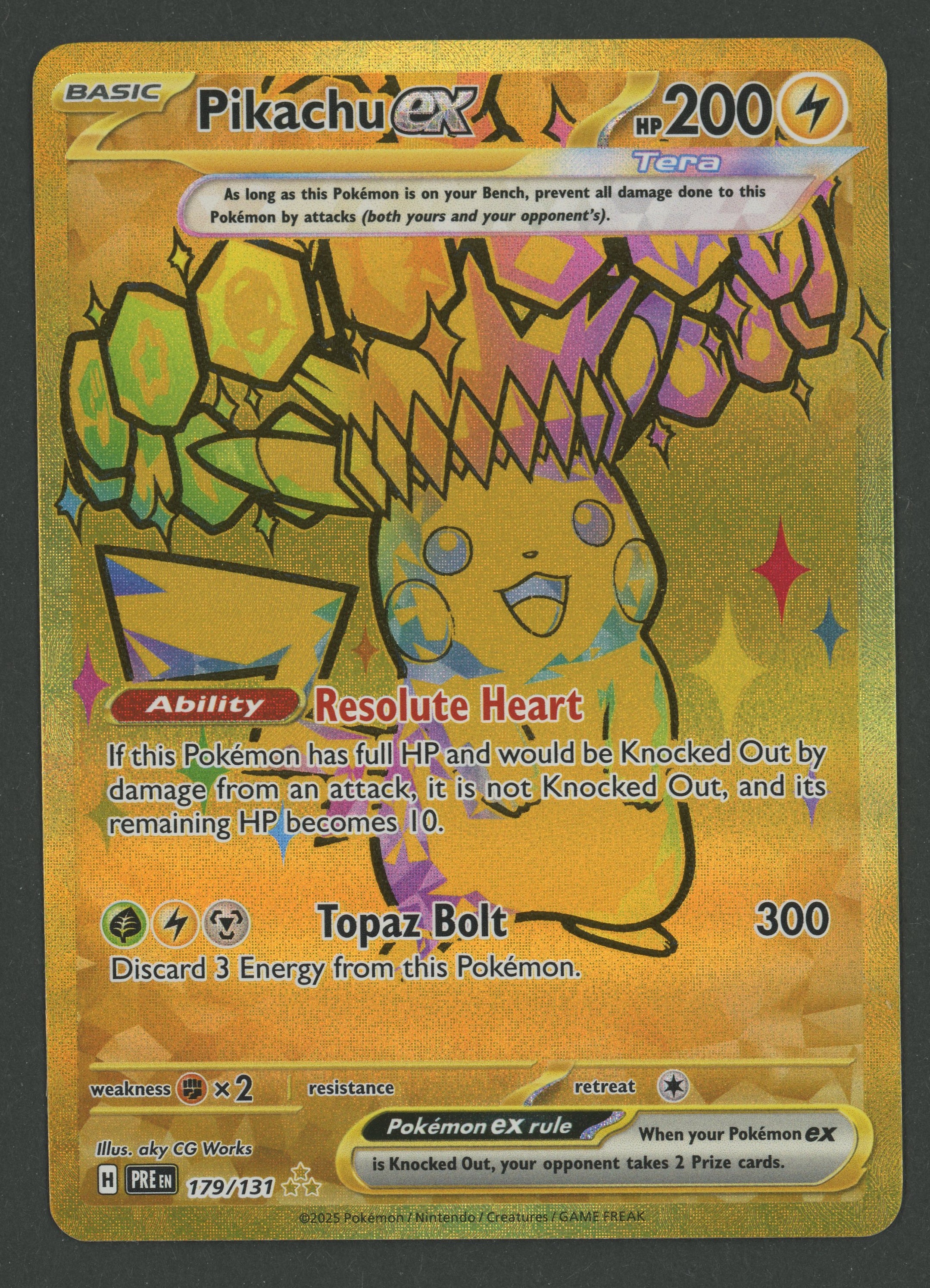 Pikachu ex 179/131 Ultra Rare aus Prismatic Evolutions