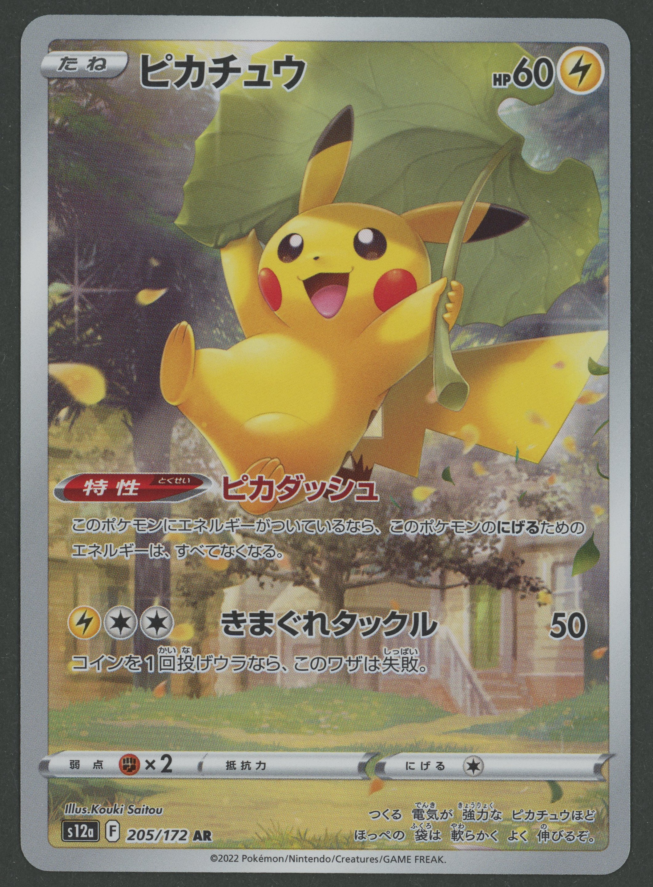 Pikachu Art Rare 205/172 VSTAR Universe