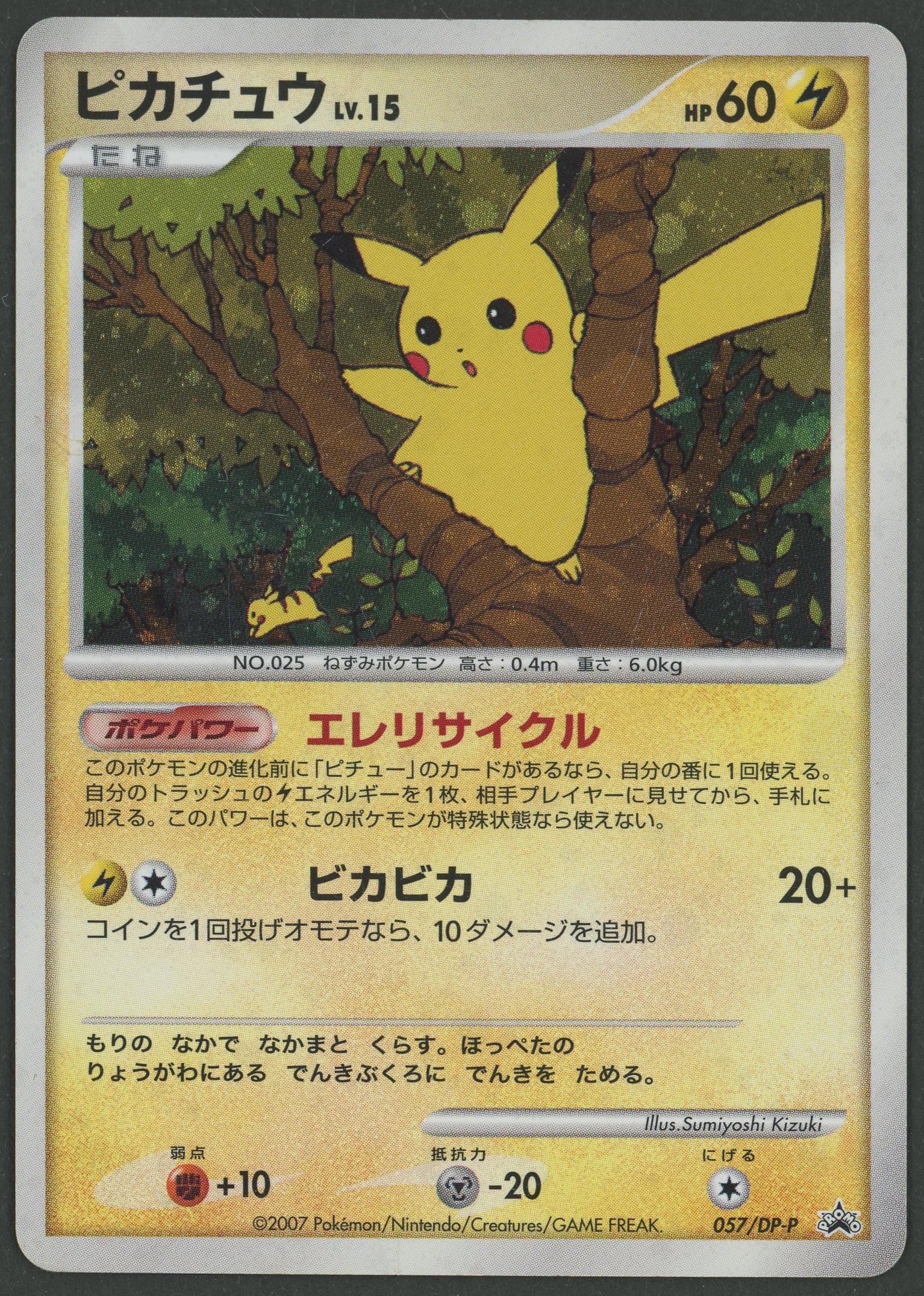 Pikachu 057/DP-P japanische Promo