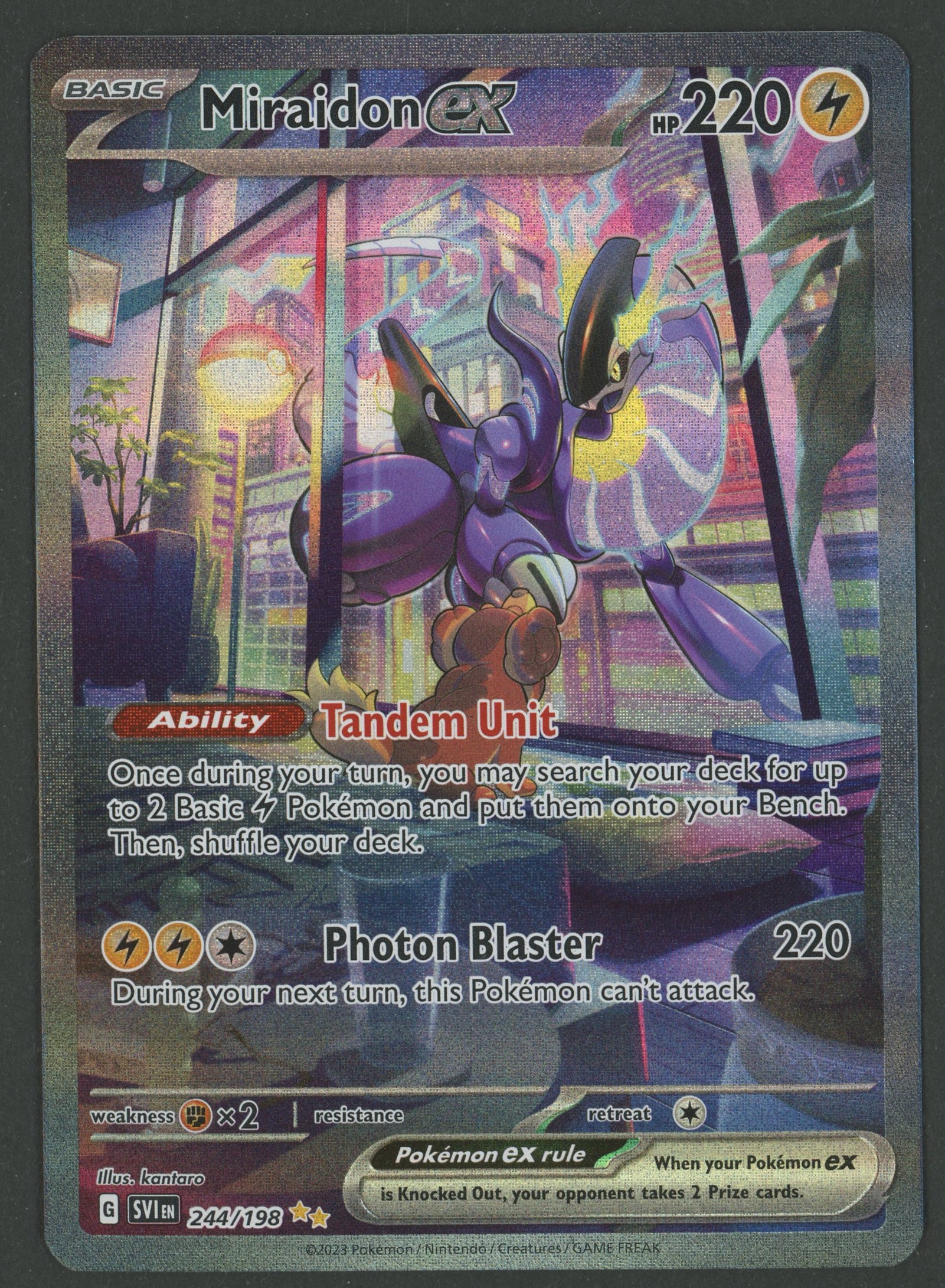 Miraidon ex SIR 244/198 Scarlet & Violet englisch