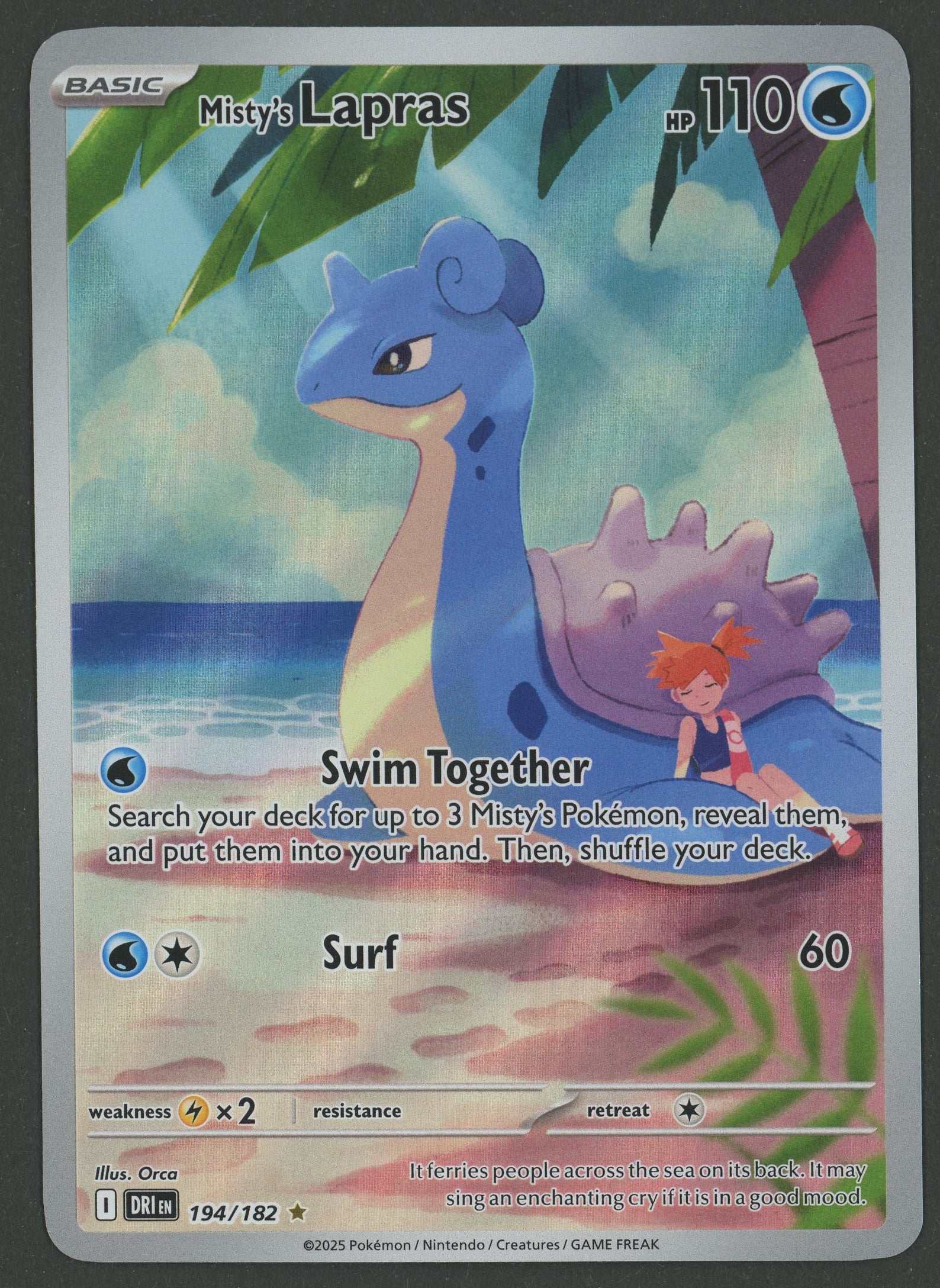 Misty's Lapras IR 194/182 Destined Rivals englisch