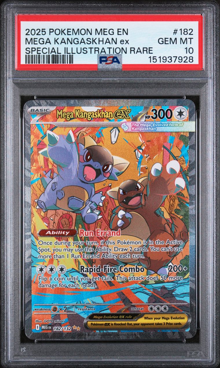Mega Kangaskhan ex SIR 182/132 Mega Evolution PSA 10 Englisch