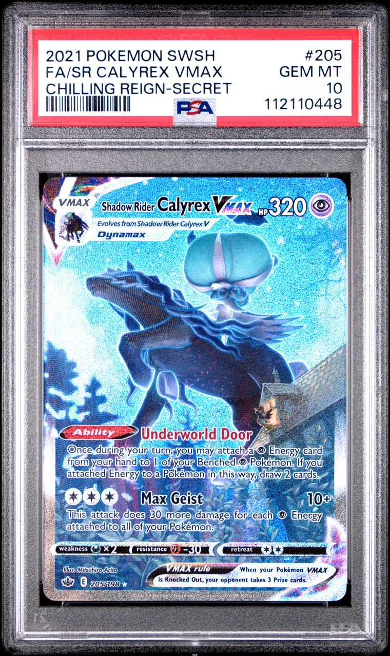 Shadow Rider Calyrex 205/198 Chilling Reign PSA 10